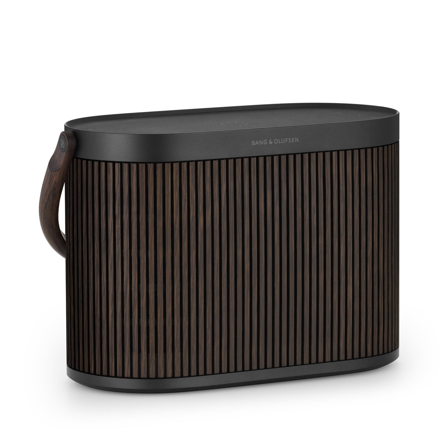BeoSound A5 Dark Oak aus Aluminium und Echtholz