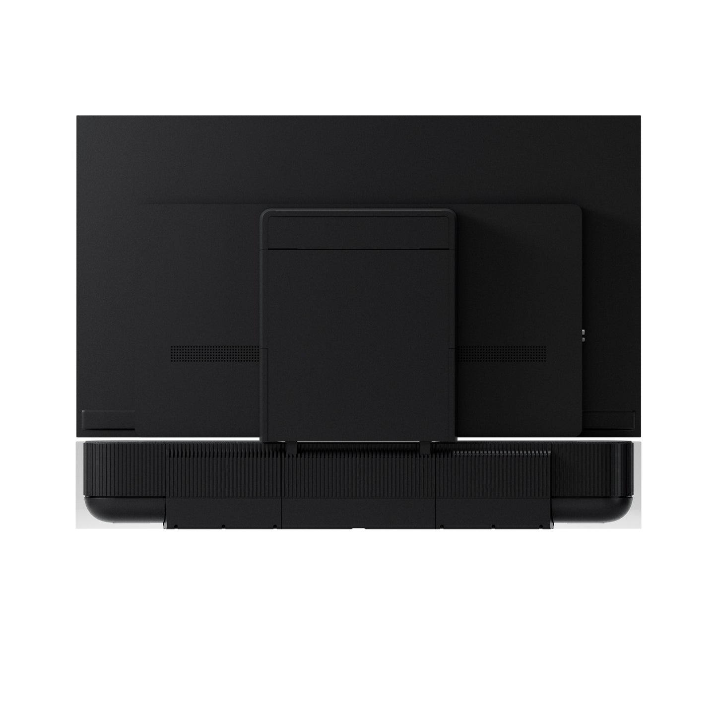 BeoSound Theatre as TV 65 inches with oak wood cover from the backside