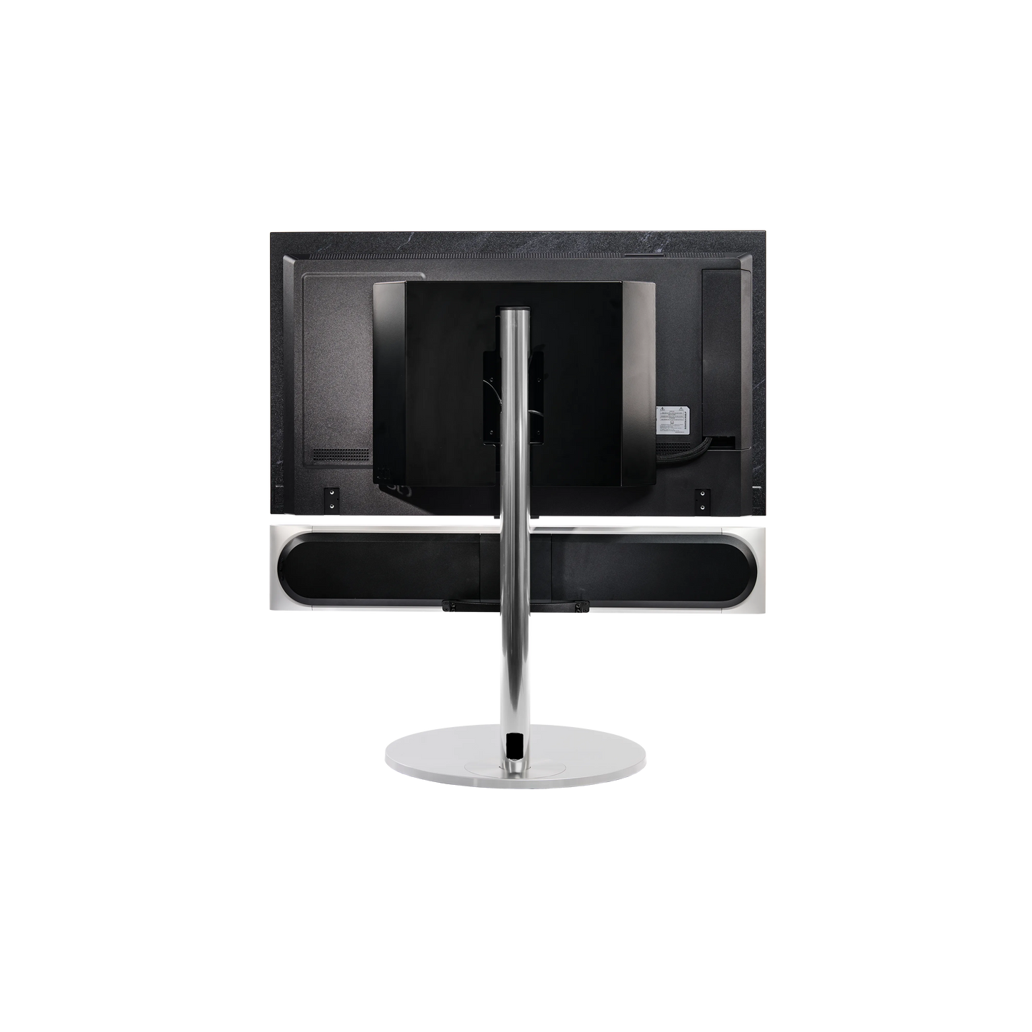 Beosound Premiere in natural aluminium auf STB Bodenstandfuß - Ansicht von hinten