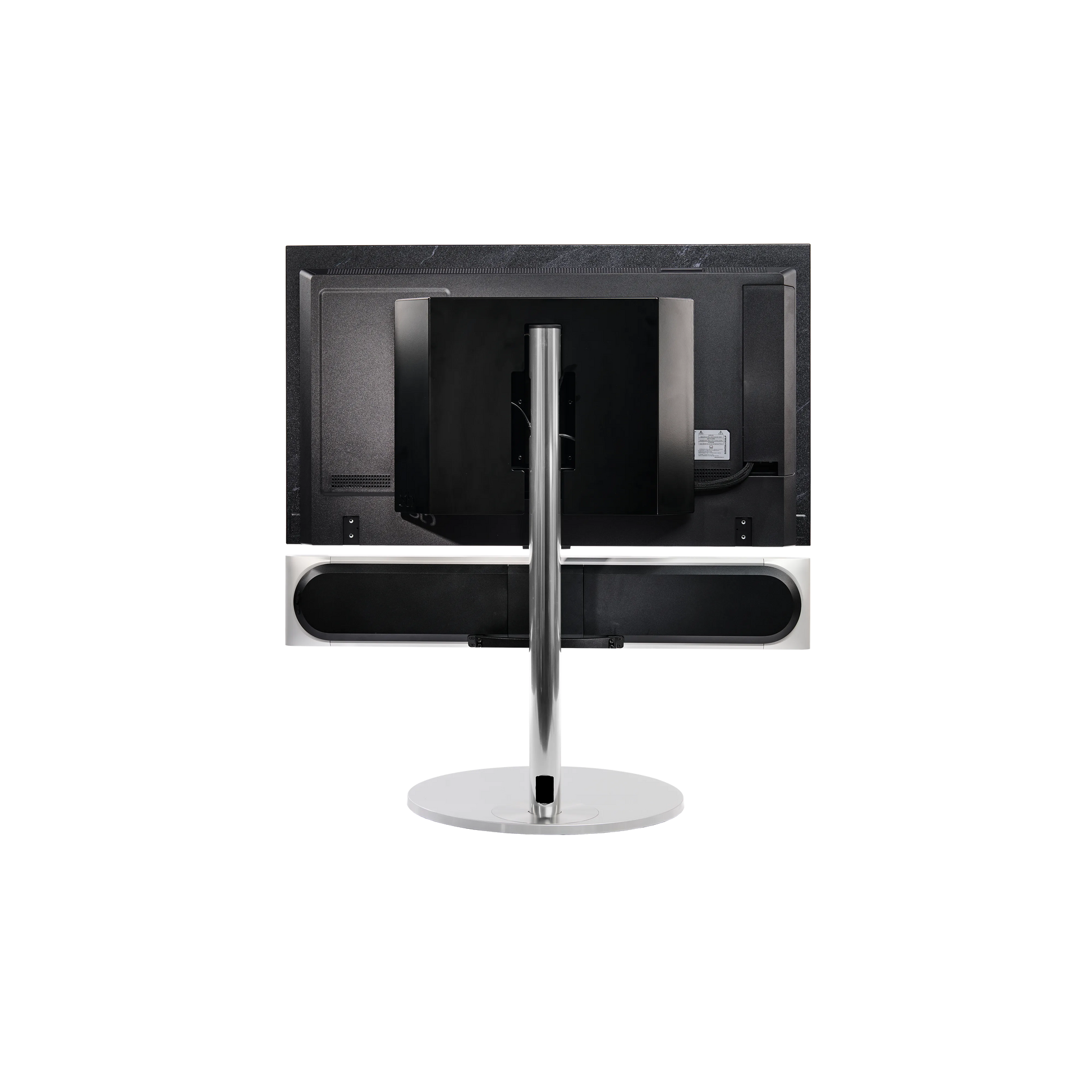 Beosound Premiere in natural aluminium auf STB Bodenstandfuß - Ansicht von hinten