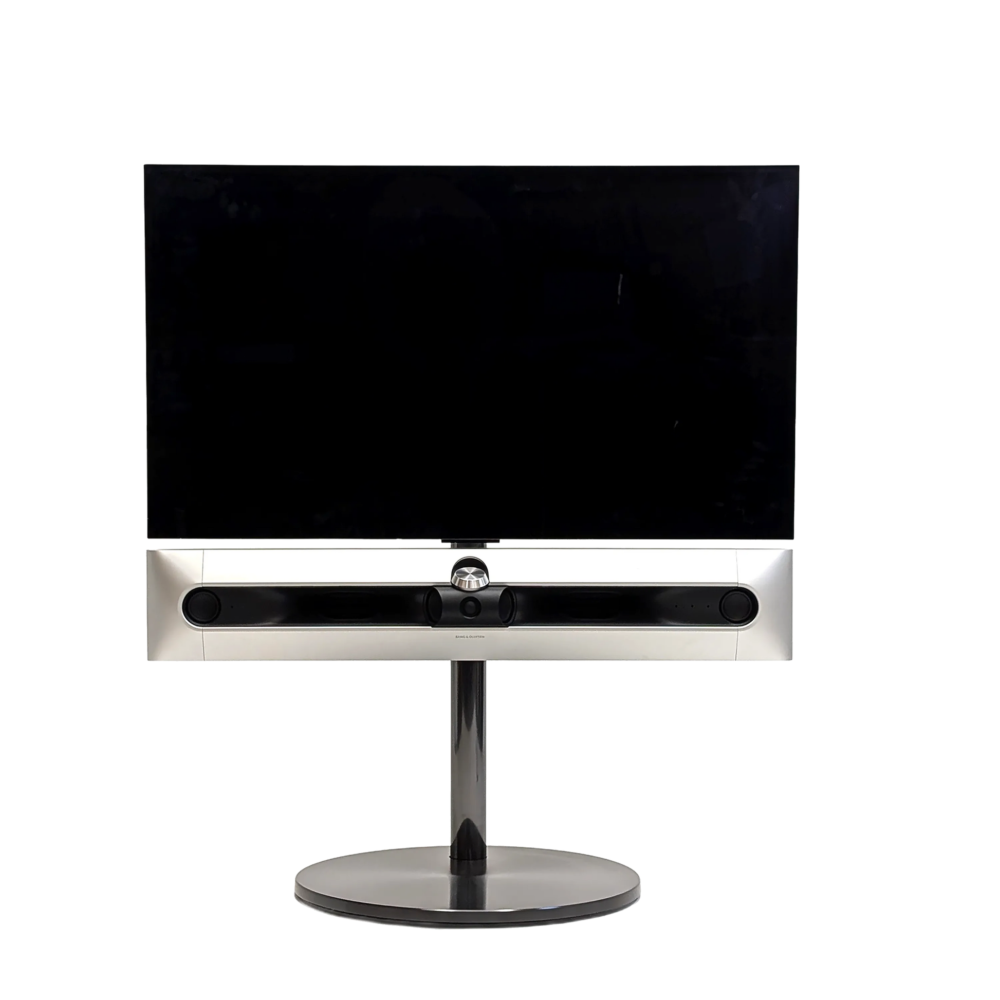 Beosound Premiere von Bang & Olufsen auf einem Bodenstandfuß von stb brackets