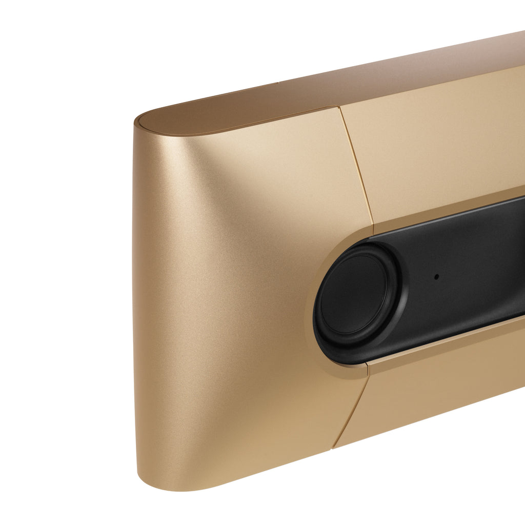 Bang & olufsen Beosound Premiere Soundbar in Gold Tone - Ansicht von vorn ohne Cover