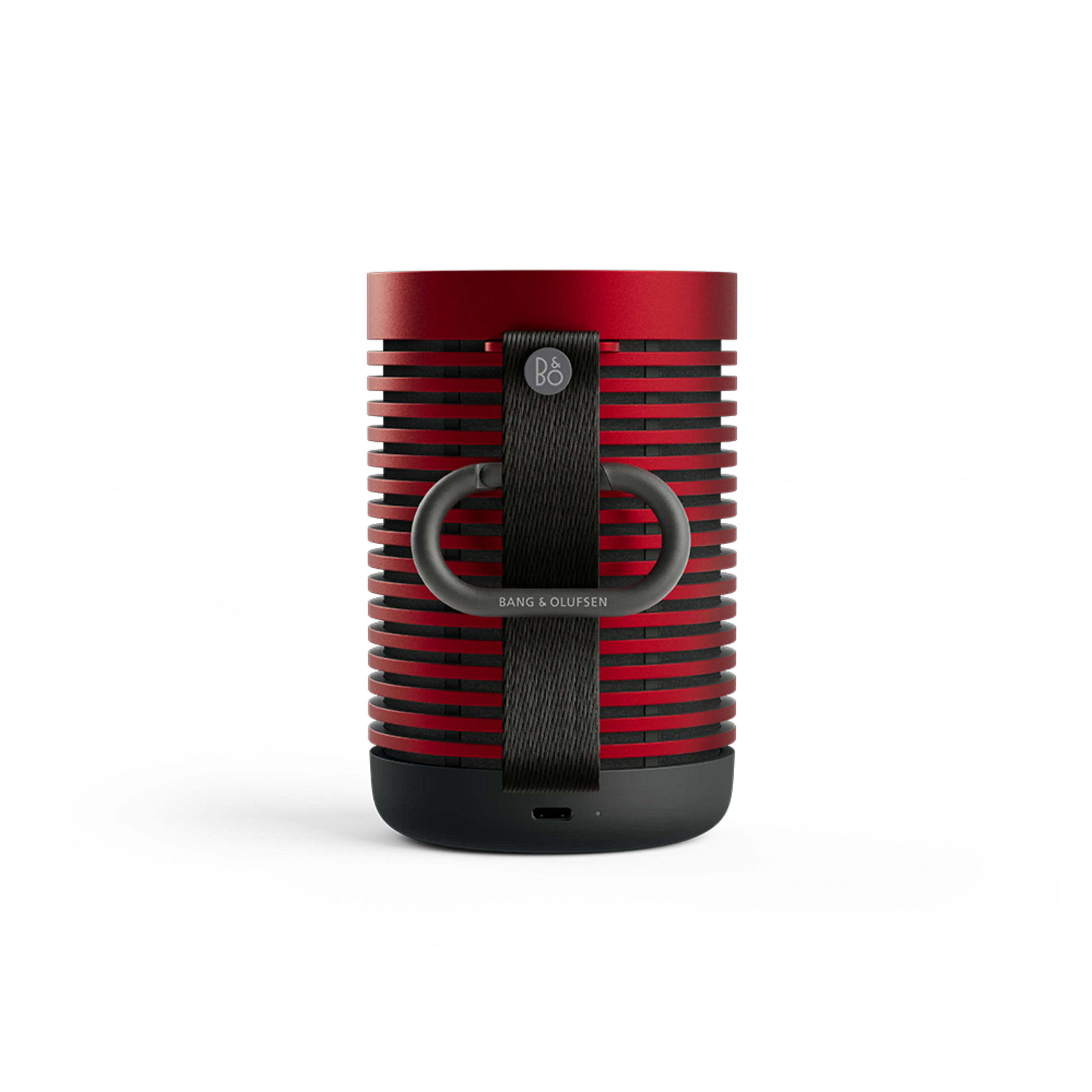 Bang & Olufsen Beosound Explore in der limitierten Ferrari Edition - Ansicht seitlich