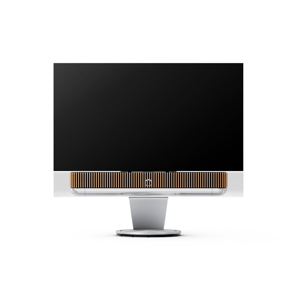 Bang & Olufsen Beovision Theatre 65 Zoll Auf Motorbodenstandfuß frontale Ansicht