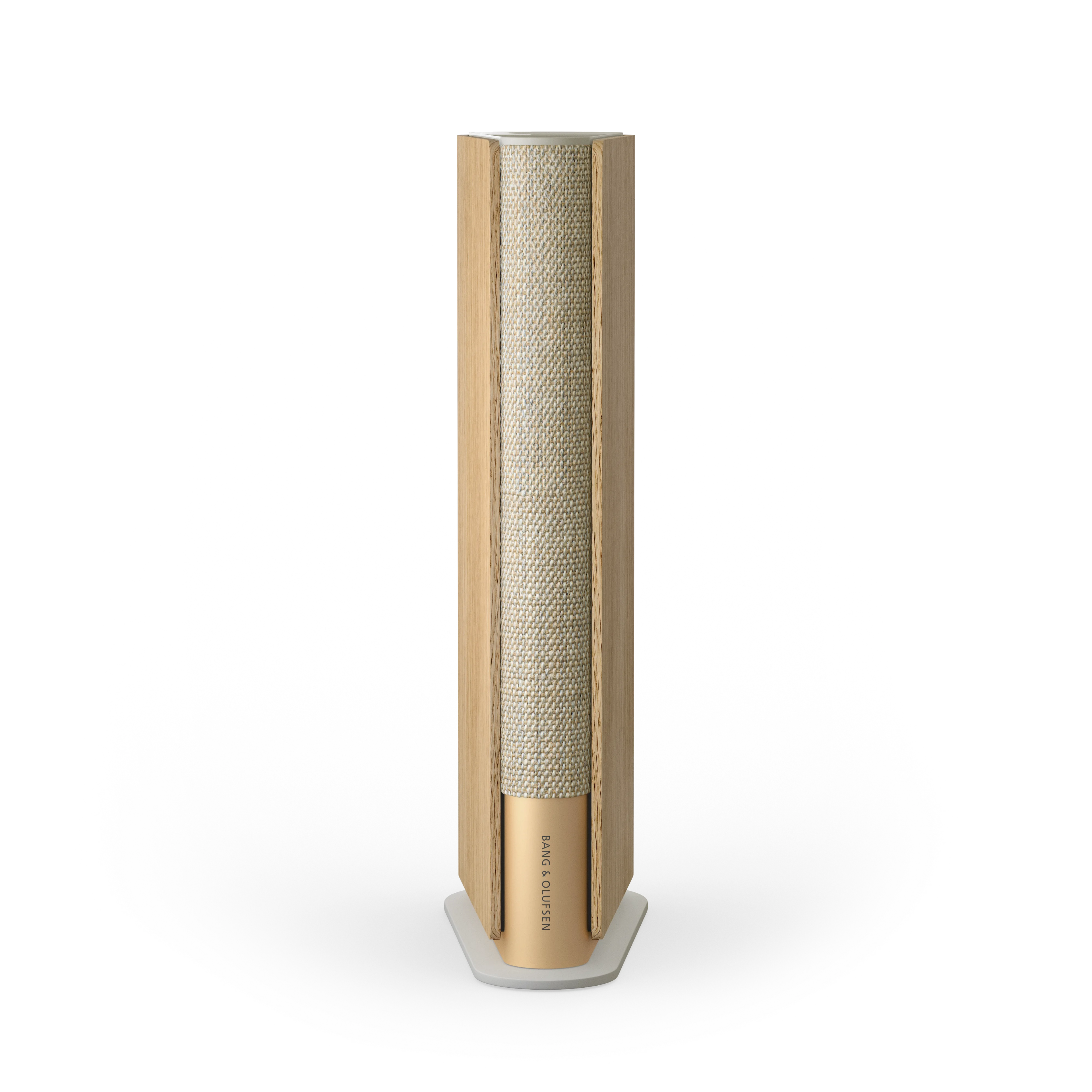 Bang & Olufsen, B&O Beosound Emerge in Gold Tone Oak - Frontal