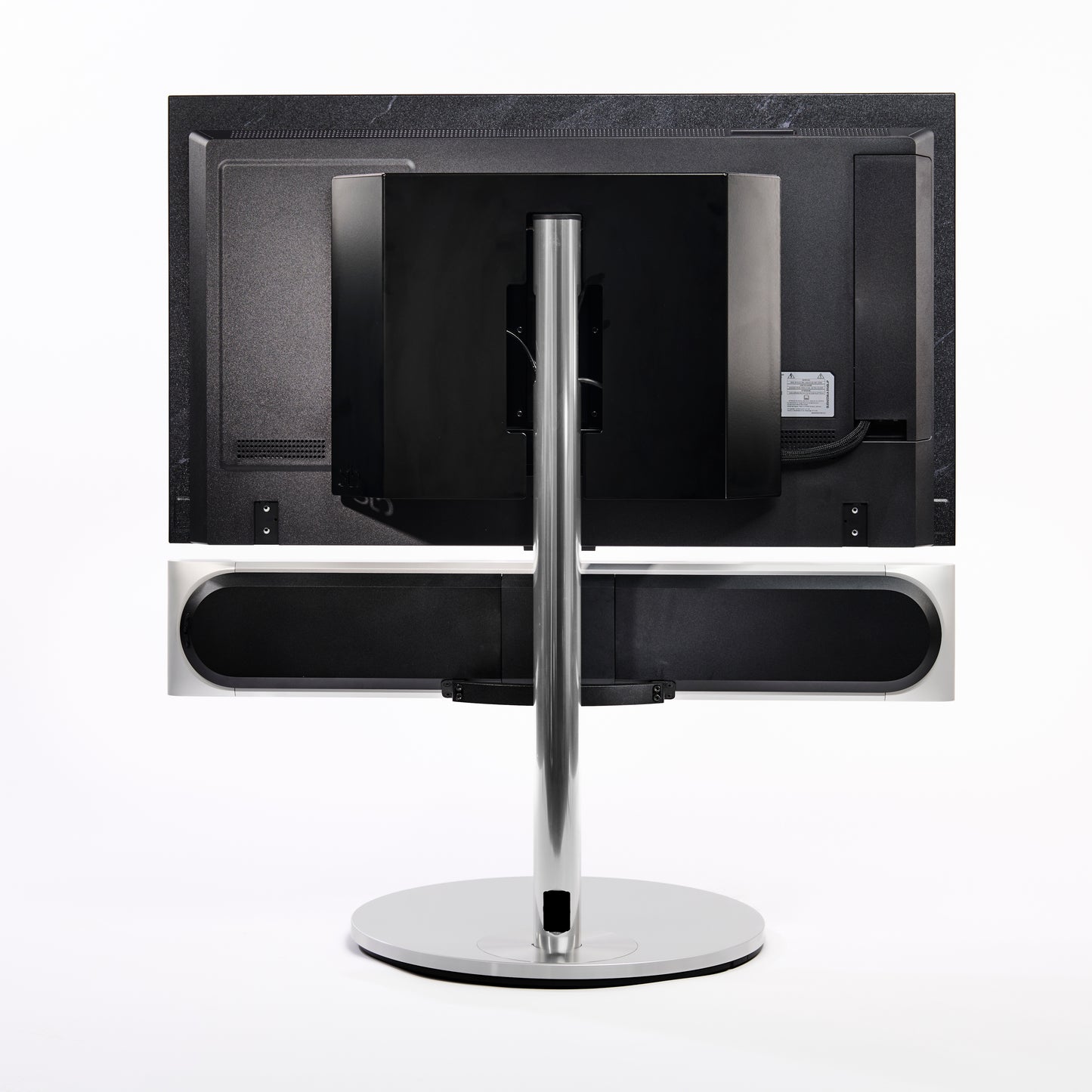 Floorstand silber für Beosound  - Ansicht von hinten