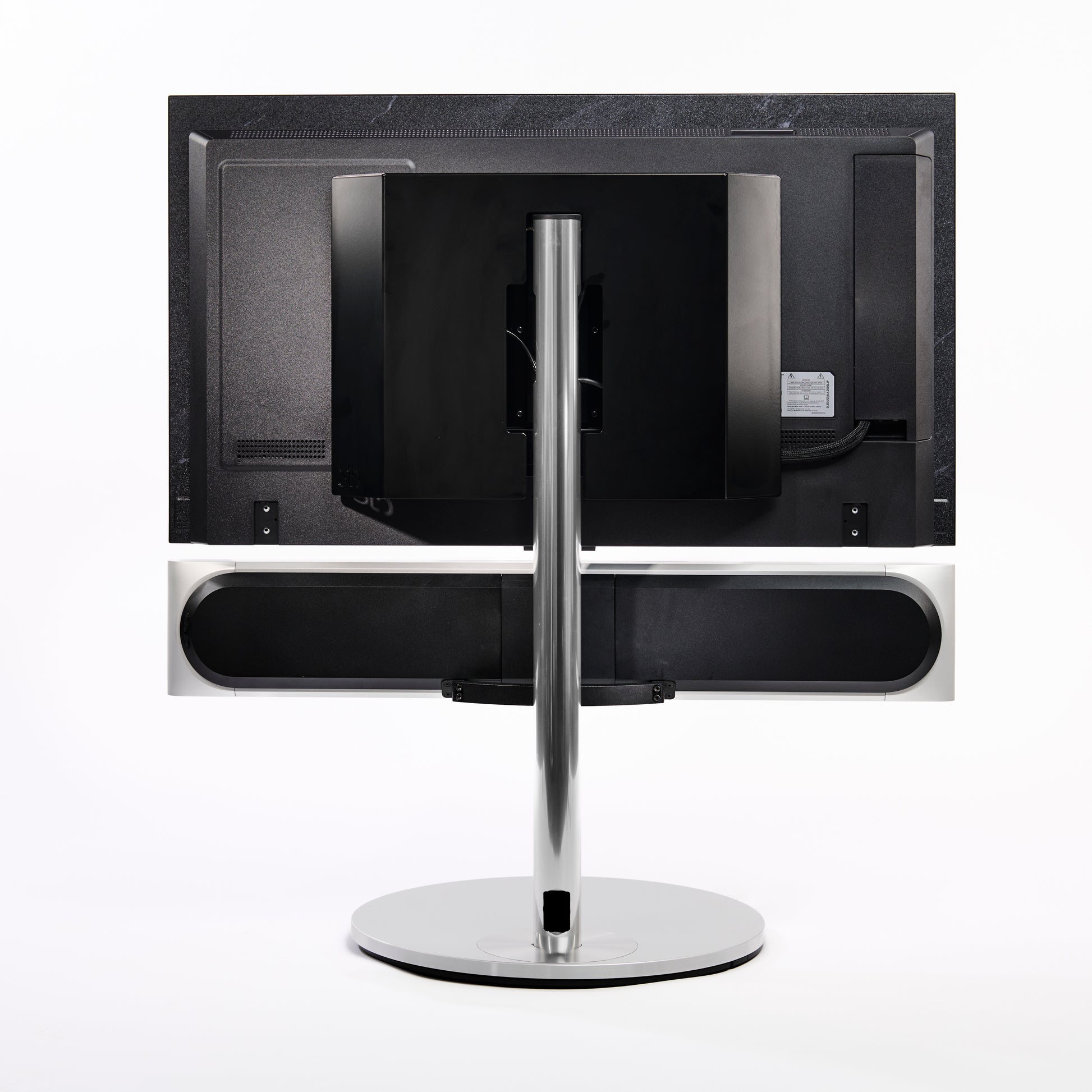 Floorstand silber für Beosound  - Ansicht von hinten