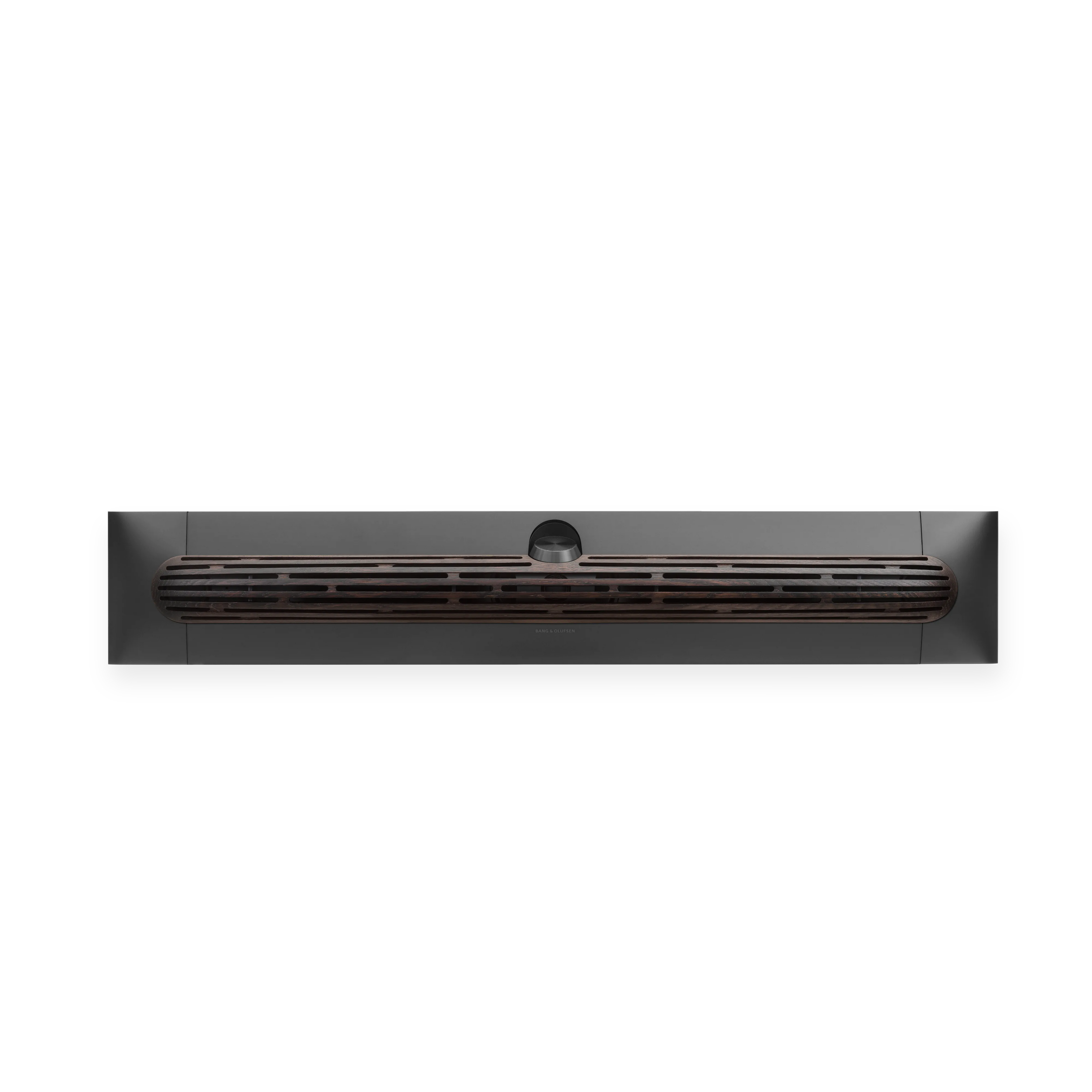 Bang & Olufsen, B&O Beosound Premiere in Black Anthracite mit Cover in Dak oak
